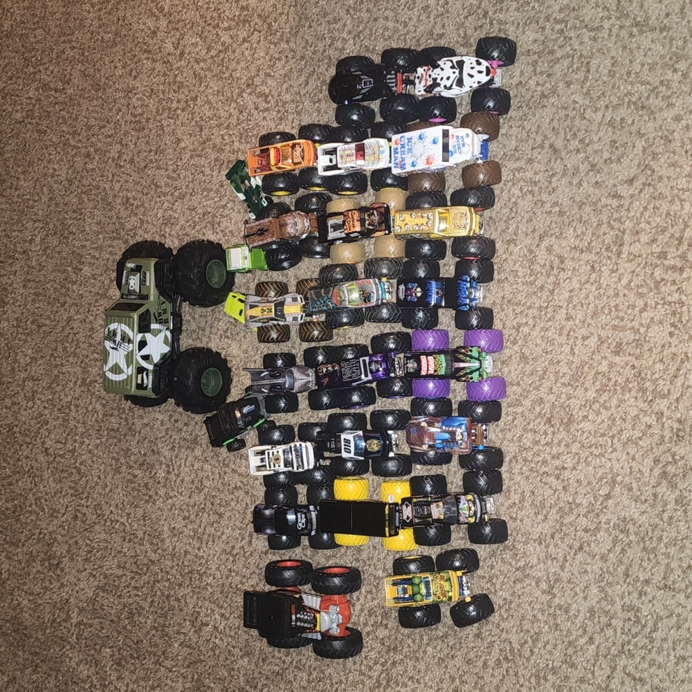 Monster jam truck lot